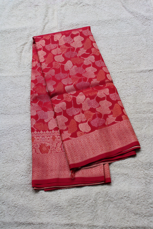 Pink trending Soft silk saree