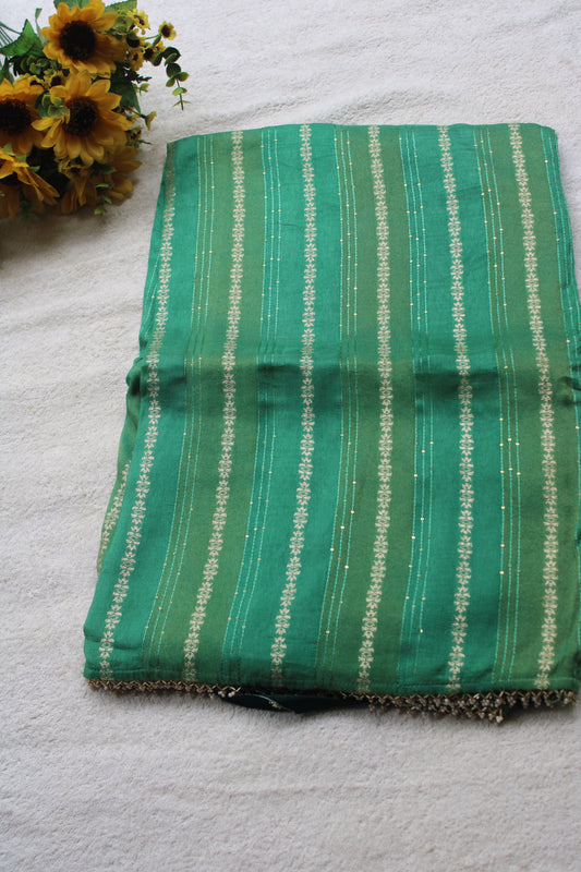 Light  green Designer Crape Silk Saree