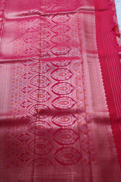 Pink trending Soft silk saree