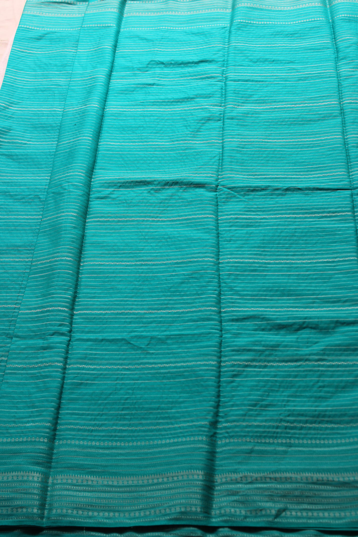 Sea green Colour viscous crape silk saree