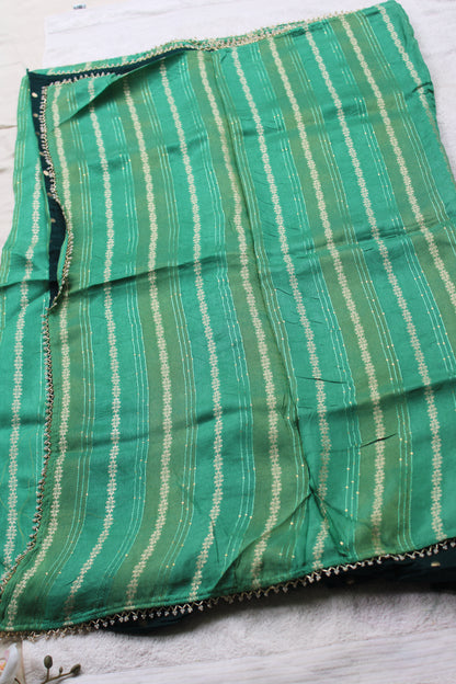 Light  green Designer Crape Silk Saree